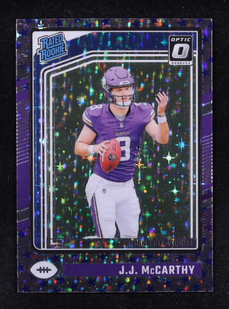 JJ McCarthy 2024 Donruss Optic Stars #235 RR RC