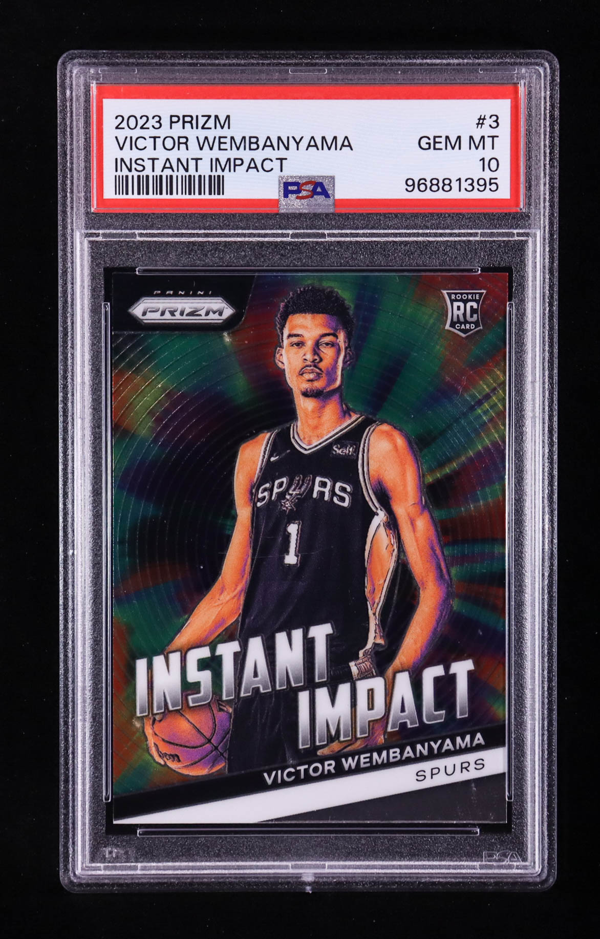 Victor Wembanyama 2023-24 Panini Prizm Instant Impact #3 RC (PSA 10) at PristineAuction.com Victor Wembanyama 2023-24 Panini Prizm Instant Impact #3 RC (PSA 10) at PristineAuction.com