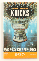 1973 New York Knicks At Madison Square Garden Booklet at PristineAuction.com