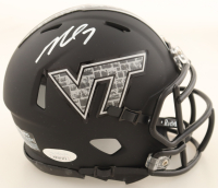 Michael Vick Signed Virginia Tech Hokies Matte Black Speed Mini Helmet (JSA) at PristineAuction.com