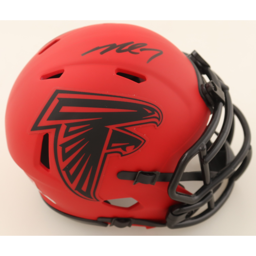 Michael Vick Signed Falcons Rave Alternate Speed Mini Helmet (JSA) at PristineAuction.com