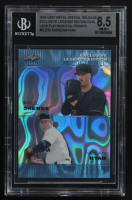 Paul Skenes / Nolan Ryan / 2024 Leaf Metal Special Release Exclusive Legends Ed. Dual Lava Platinum Foil Proofs #ELE32 (BGS 8.5) at PristineAuction.com