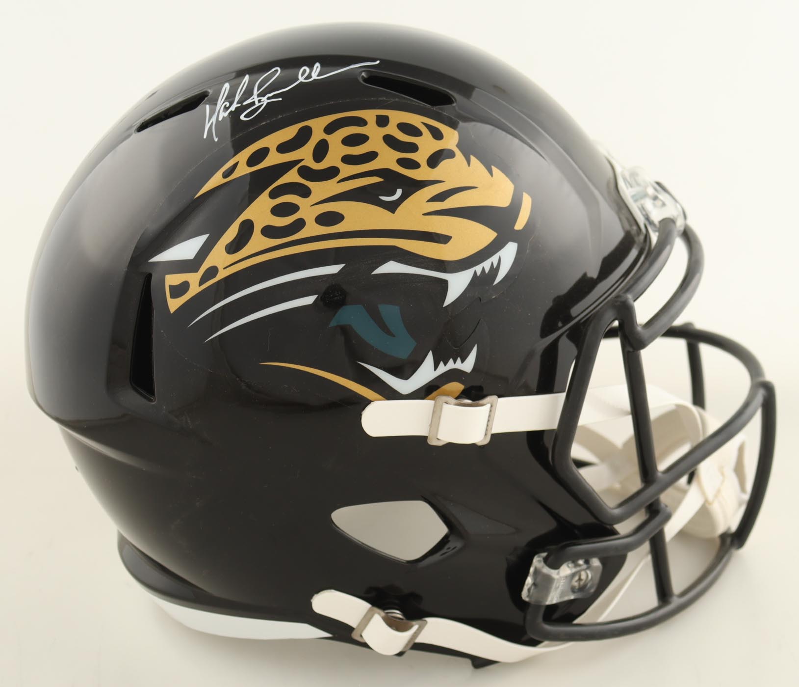 Mark Brunell Signed Jaguars Full-Size Throwback Alternate Speed Helmet (Schwartz) at PristineAuction.com Mark Brunell Signed Jaguars Full-Size Throwback Alternate Speed Helmet (Schwartz) at PristineAuction.com