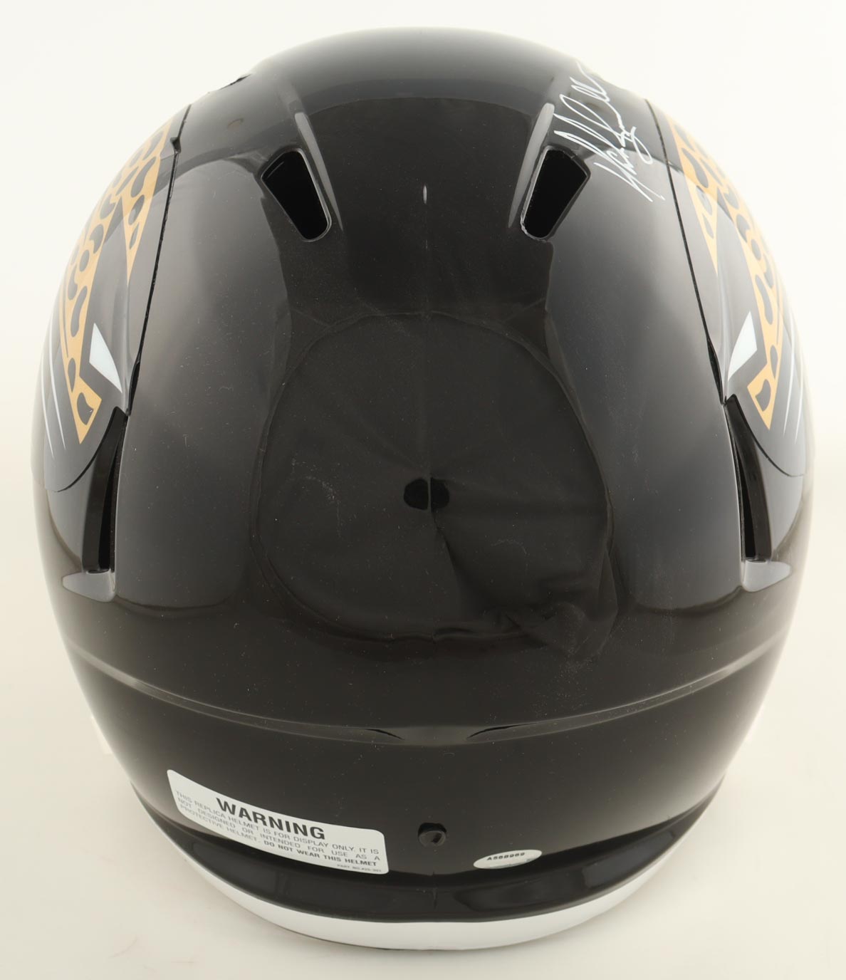 Mark Brunell Signed Jaguars Full-Size Throwback Alternate Speed Helmet (Schwartz) at PristineAuction.com Mark Brunell Signed Jaguars Full-Size Throwback Alternate Speed Helmet (Schwartz) at PristineAuction.com