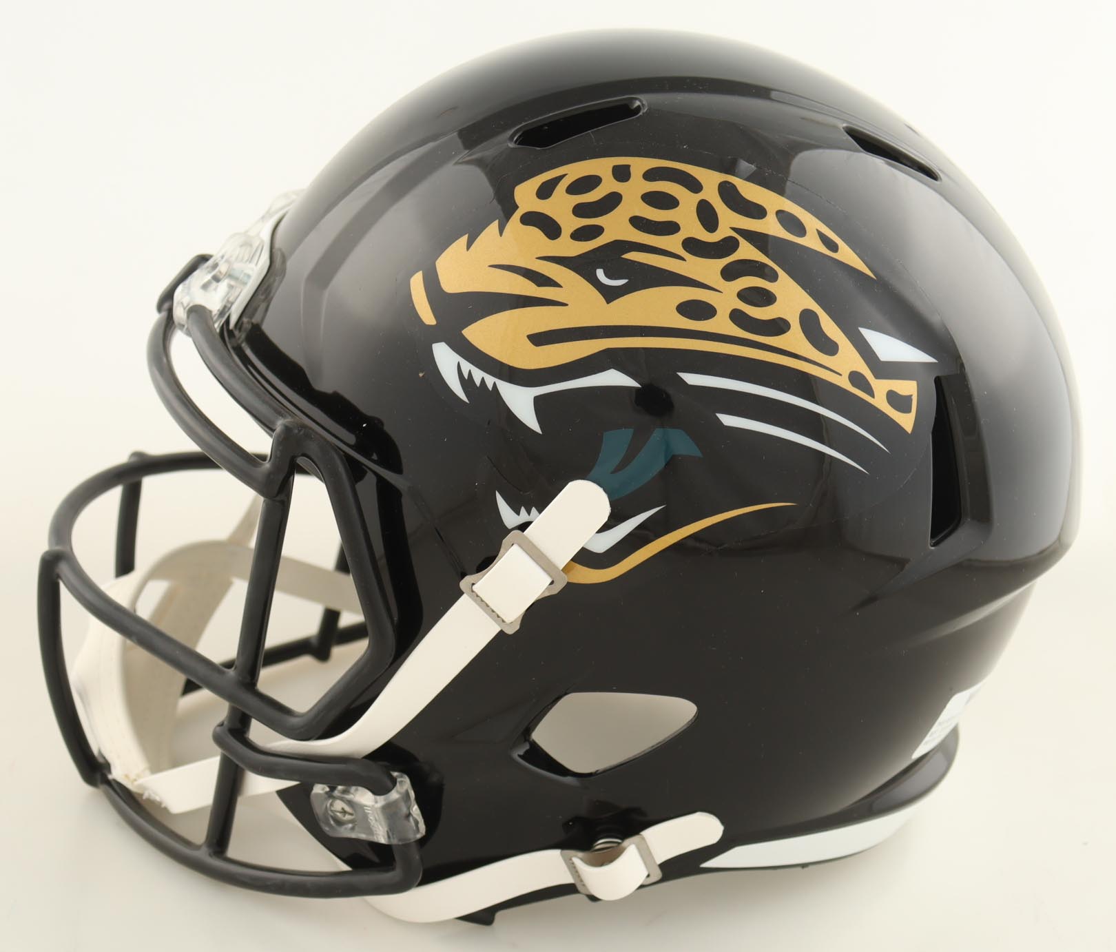 Mark Brunell Signed Jaguars Full-Size Throwback Alternate Speed Helmet (Schwartz) at PristineAuction.com Mark Brunell Signed Jaguars Full-Size Throwback Alternate Speed Helmet (Schwartz) at PristineAuction.com