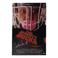 Emilio Estevez Signed "The Mighty Ducks" 11x17 Movie Poster (Schwartz) at PristineAuction.com