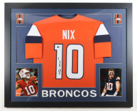 Bo Nix Signed Custom Framed Jersey Display (Beckett) at PristineAuction.com