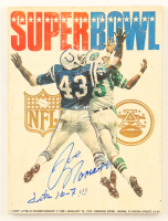 Joe Namath Signed 1969 "Super Bowl" Program Inscribed "Jets 16-7!" (PSA) at PristineAuction.com