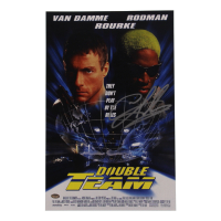 Dennis Rodman Signed "Double Team" 11x17 Movie Poster (Schwartz) at PristineAuction.com