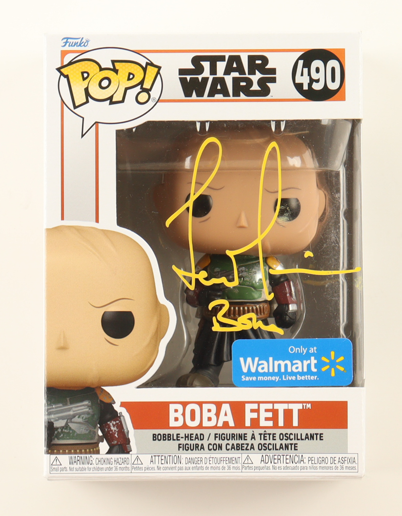 Temuera Morrison Signed "Star Wars" #490 Boba Fett Bobble-Head Funko Pop! Vinyl Figure Inscribed "Boba" (Beckett) at PristineAuction.com Temuera Morrison Signed "Star Wars" #490 Boba Fett Bobble-Head Funko Pop! Vinyl Figure Inscribed "Boba" (Beckett) at PristineAuction.com
