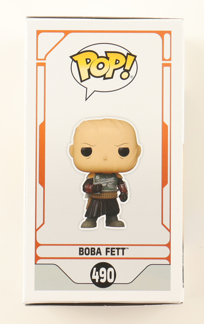 Temuera Morrison Signed "Star Wars" #490 Boba Fett Bobble-Head Funko Pop! Vinyl Figure Inscribed "Boba" (Beckett) at PristineAuction.com Temuera Morrison Signed "Star Wars" #490 Boba Fett Bobble-Head Funko Pop! Vinyl Figure Inscribed "Boba" (Beckett) at PristineAuction.com