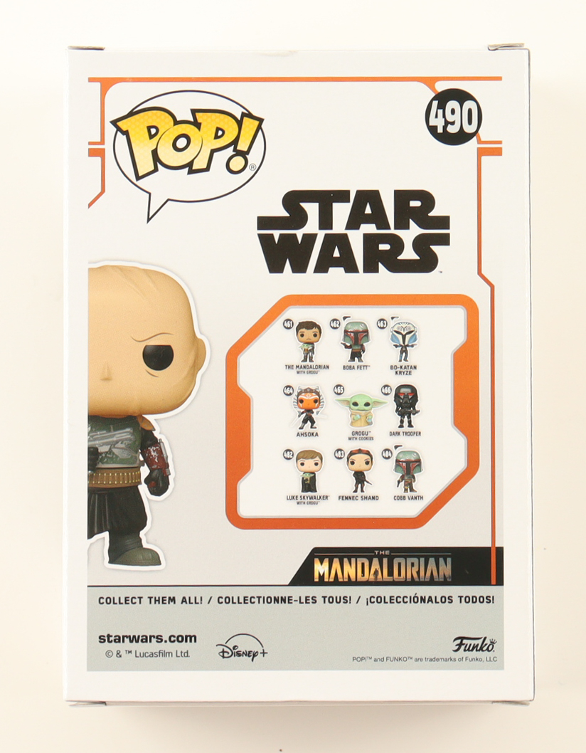 Temuera Morrison Signed "Star Wars" #490 Boba Fett Bobble-Head Funko Pop! Vinyl Figure Inscribed "Boba" (Beckett) at PristineAuction.com Temuera Morrison Signed "Star Wars" #490 Boba Fett Bobble-Head Funko Pop! Vinyl Figure Inscribed "Boba" (Beckett) at PristineAuction.com