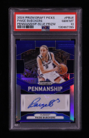Paige Bueckers 2024-25 Panini Prizm Draft Picks Penmanship Signatures Prizms Blue #12 #136/149 RC (PSA 10) at PristineAuction.com