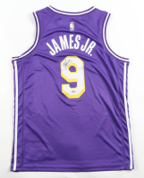 Bronny James Jr. Signed Lakers Jordan Authentic Jersey (PSA) at PristineAuction.com