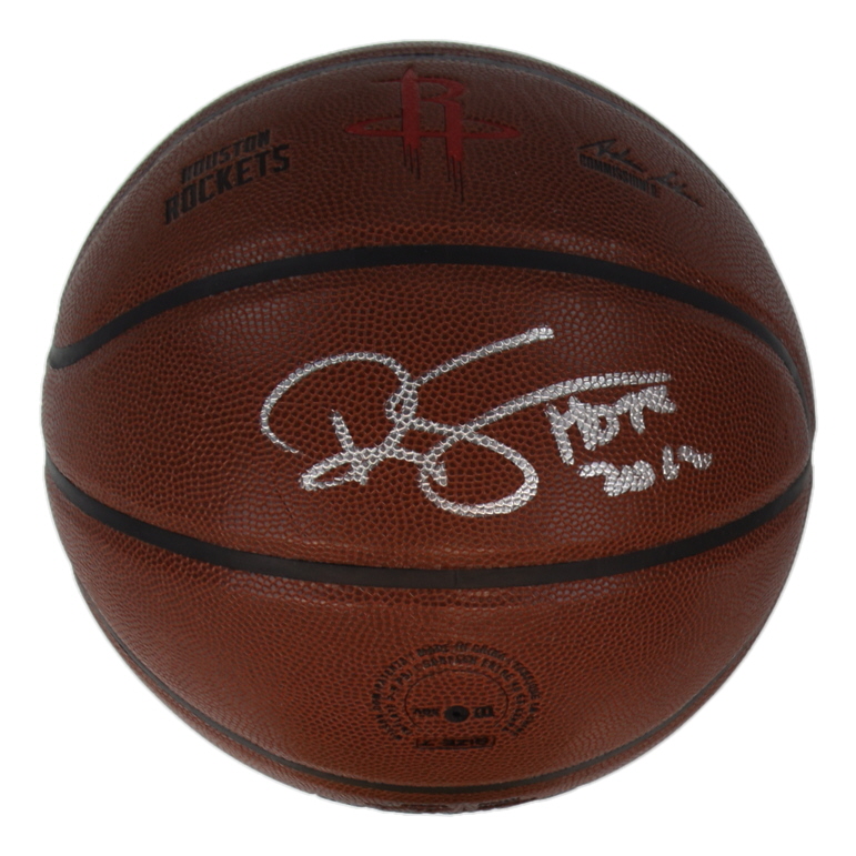 Ralph Sampson Signed Rockets Logo NBA Basketball Inscribed "HOF 12" (Schwartz) at PristineAuction.com Ralph Sampson Signed Rockets Logo NBA Basketball Inscribed "HOF 12" (Schwartz) at PristineAuction.com