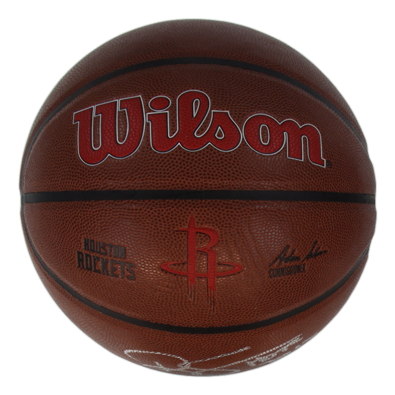 Ralph Sampson Signed Rockets Logo NBA Basketball Inscribed "HOF 12" (Schwartz) at PristineAuction.com Ralph Sampson Signed Rockets Logo NBA Basketball Inscribed "HOF 12" (Schwartz) at PristineAuction.com