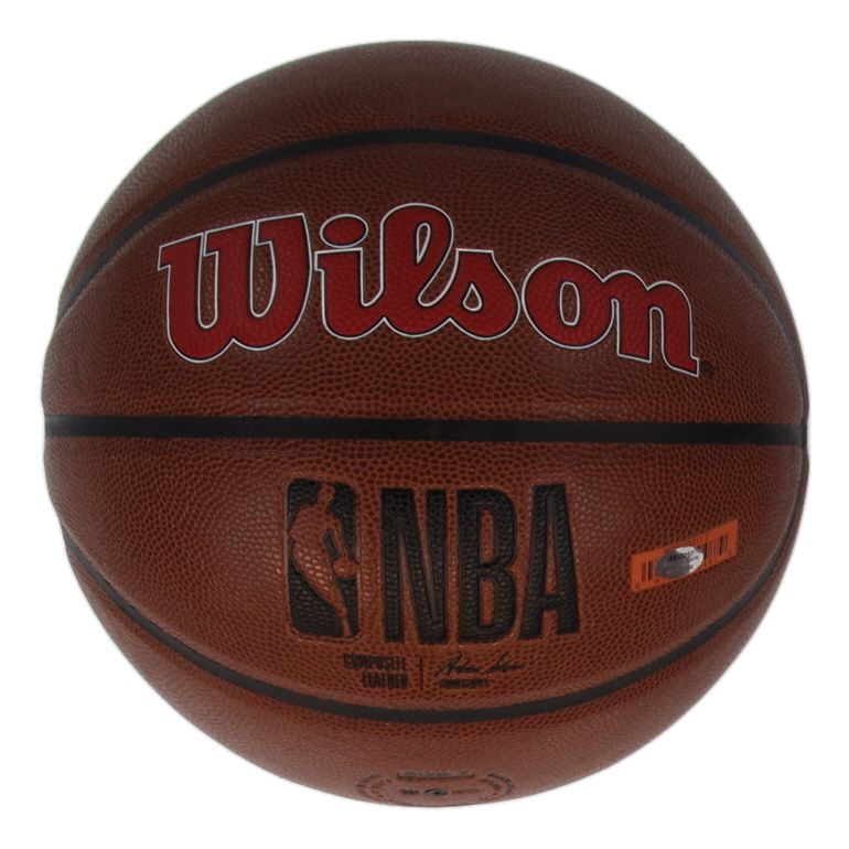 Ralph Sampson Signed Rockets Logo NBA Basketball Inscribed "HOF 12" (Schwartz) at PristineAuction.com Ralph Sampson Signed Rockets Logo NBA Basketball Inscribed "HOF 12" (Schwartz) at PristineAuction.com