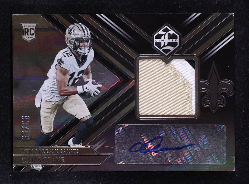 Chris Olave 2022 Limited Jersey Autographs Silver Spotlight #112 RC #83/99 at PristineAuction.com Chris Olave 2022 Limited Jersey Autographs Silver Spotlight #112 RC #83/99 at PristineAuction.com