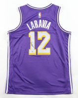 Jake LaRavia Signed Lakers Jordan Authentic Jersey (PSA) at PristineAuction.com