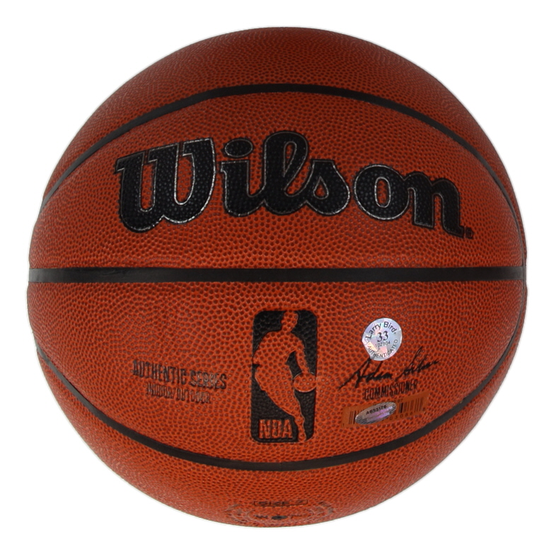 Larry Bird Signed NBA Basketball (Schwartz & Bird) at PristineAuction.com Larry Bird Signed NBA Basketball (Schwartz & Bird) at PristineAuction.com
