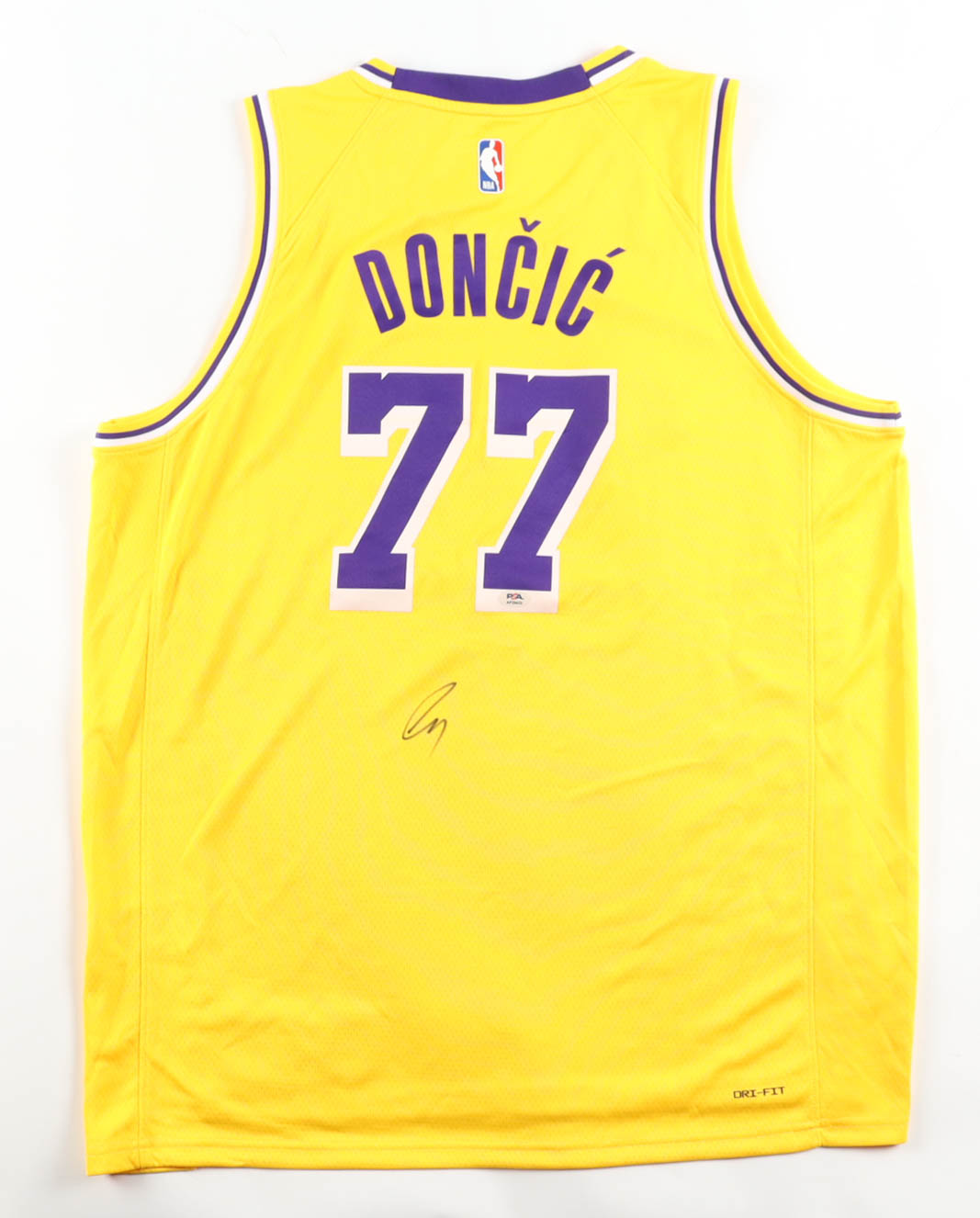 Luka Doncic Signed Lakers Nike Authentic Jersey (PSA) at PristineAuction.com Luka Doncic Signed Lakers Nike Authentic Jersey (PSA) at PristineAuction.com