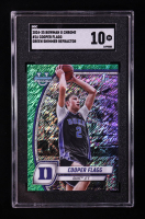 Cooper Flagg 2024-25 Bowman Chrome University Green Shimmer Refractors #16 RC (SGC 10) at PristineAuction.com