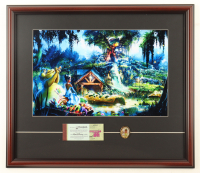 Disneyland "Tiana's Bayou Adventure" Custom Framed Art Print Display with Tiana Pin & Ticket Book at PristineAuction.com