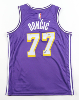 Luka Doncic Signed Lakers Jordan Authentic Jersey (PSA) at PristineAuction.com