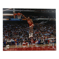 Dominique Wilkins Signed Hawks 16x20 Photo (Schwartz) at PristineAuction.com