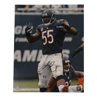 Lance Briggs Signed Bears 16x20 Photo (Schwartz) at PristineAuction.com