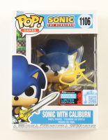 Ben Schwartz Signed "Sonic the Hedgehog" #1106 Sonic with Caliburn Funko Pop! Vinyl Figure (Beckett) at PristineAuction.com