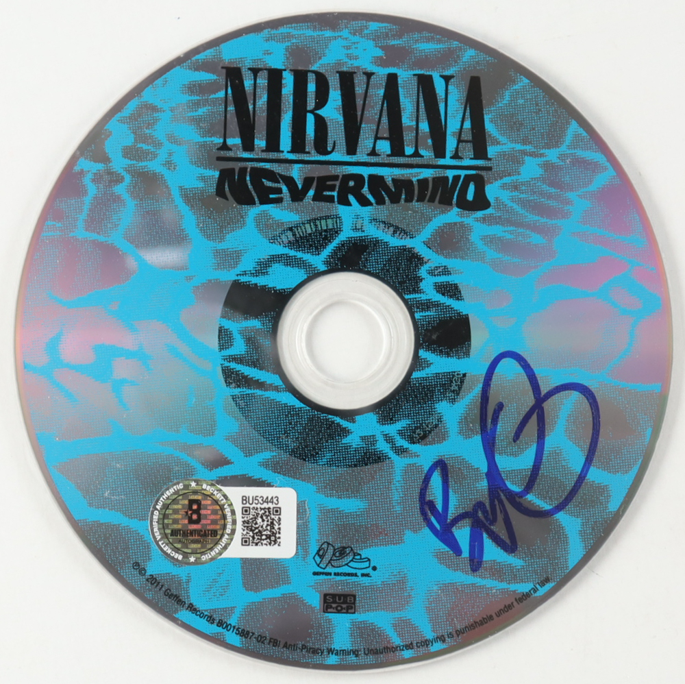 Butch Vig Signed Nirvana "Nevermind" CD (Beckett) at PristineAuction.com Butch Vig Signed Nirvana "Nevermind" CD (Beckett) at PristineAuction.com