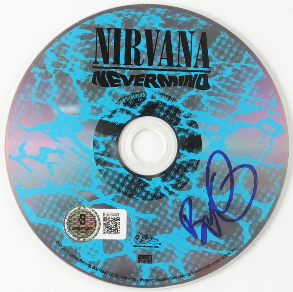 Butch Vig Signed Nirvana "Nevermind" CD (Beckett) at PristineAuction.com Butch Vig Signed Nirvana "Nevermind" CD (Beckett) at PristineAuction.com