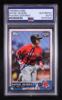 Rafael Devers Signed 2015 Topps Pro Debut #185 (PSA) at PristineAuction.com