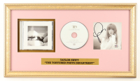 Taylor Swift Signed Custom Framed "The Tortured Poets Department" CD Album Insert Display With Disc Case (PSA) at PristineAuction.com