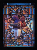 Lamar Jackson 2025 Panini Mosaic Stained Glass #1 at PristineAuction.com