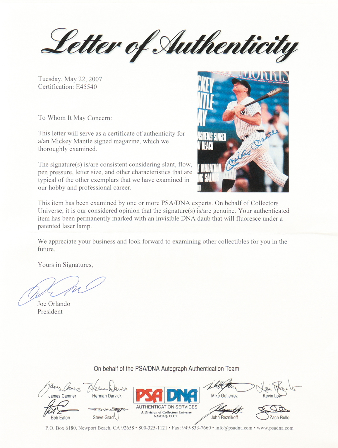 Mickey Mantle Signed Yankees Custom Framed Photo Display with Career Stat Plaque (PSA) at PristineAuction.com Mickey Mantle Signed Yankees Custom Framed Photo Display with Career Stat Plaque (PSA) at PristineAuction.com