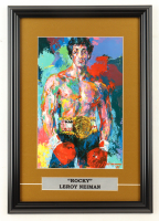 "Rocky" Custom Framed Neiman Art Print Display with Title Plaque at PristineAuction.com