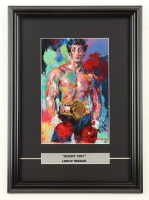 "Rocky" Custom Framed Neiman Art Print Display with Title Plaque at PristineAuction.com