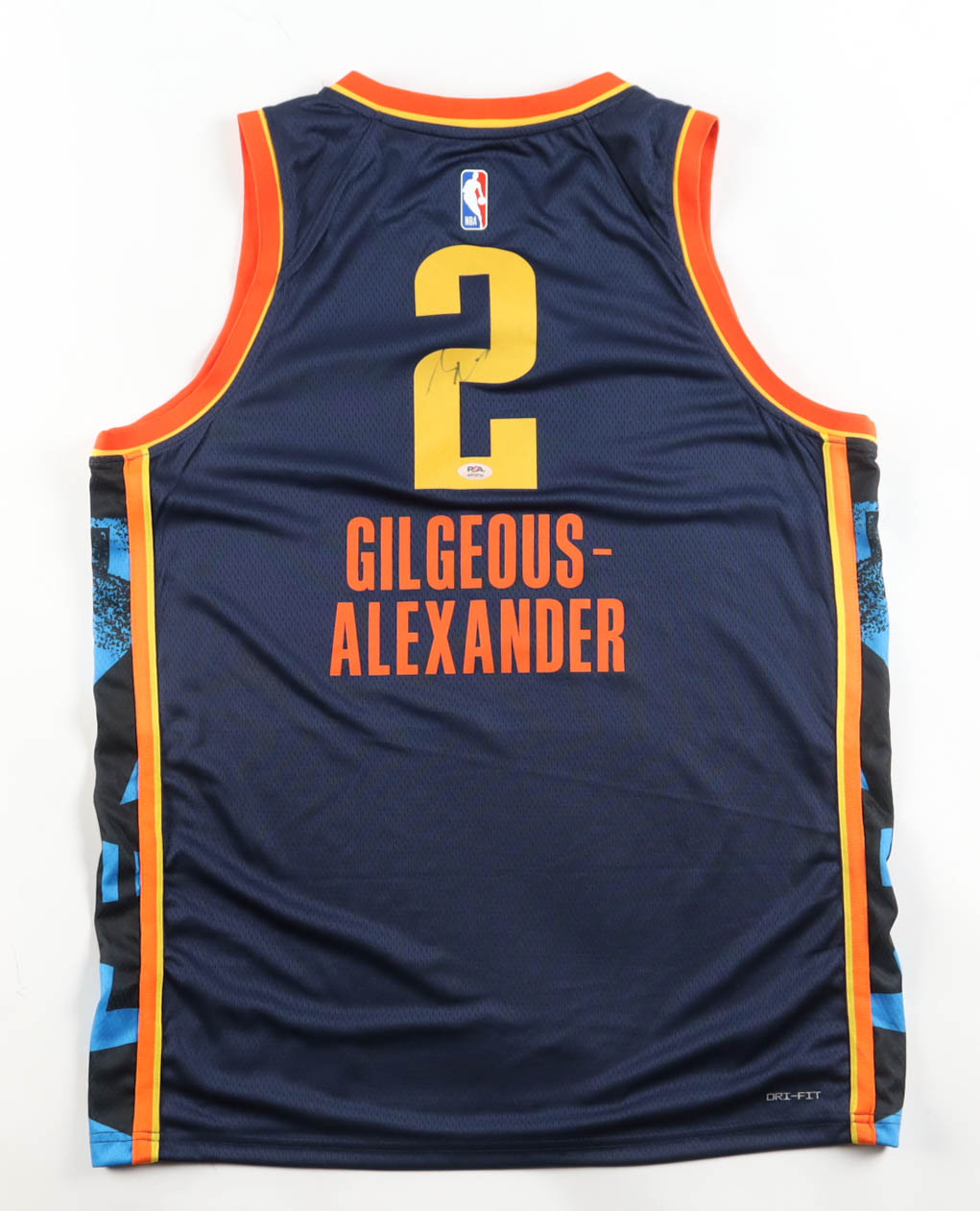 Shai Gilgeous-Alexander Signed Thunder Nike Authentic Jersey (PSA) at PristineAuction.com Shai Gilgeous-Alexander Signed Thunder Nike Authentic Jersey (PSA) at PristineAuction.com