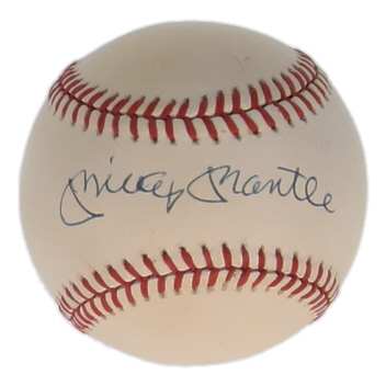 Mickey Mantle Signed OAL Baseball (JSA) at PristineAuction.com Mickey Mantle Signed OAL Baseball (JSA) at PristineAuction.com