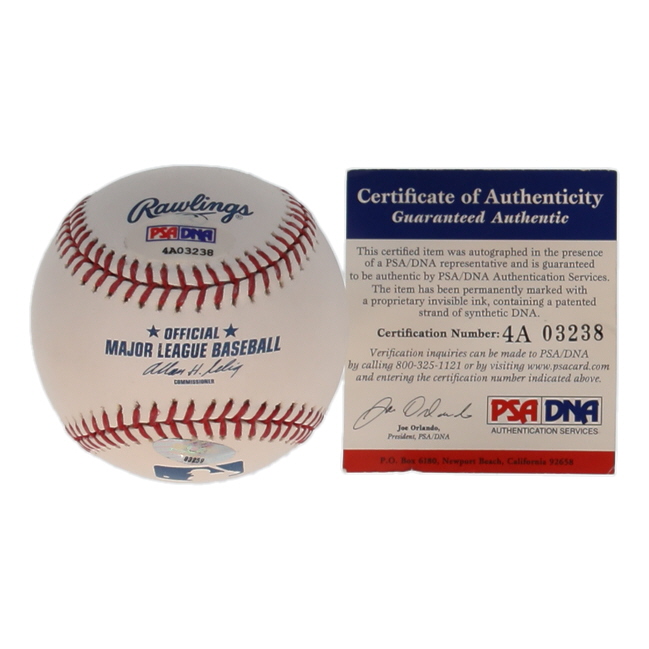 Chipper Jones Signed OML Baseball (PSA) at PristineAuction.com Chipper Jones Signed OML Baseball (PSA) at PristineAuction.com