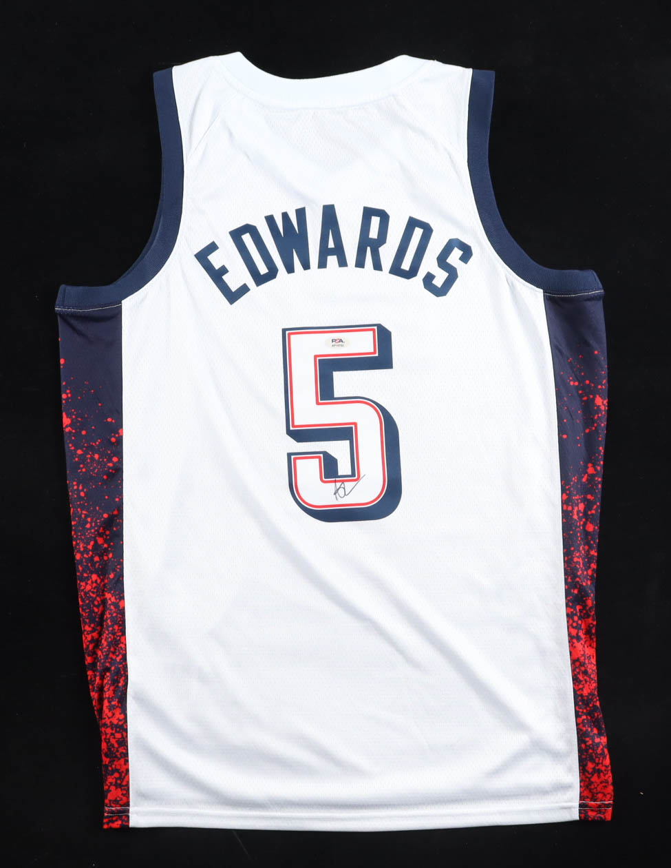 Anthony Edwards Signed Team USA Nike Authentic Jersey (PSA) at PristineAuction.com Anthony Edwards Signed Team USA Nike Authentic Jersey (PSA) at PristineAuction.com