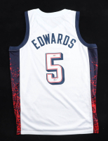 Anthony Edwards Signed Team USA Nike Authentic Jersey (PSA) at PristineAuction.com