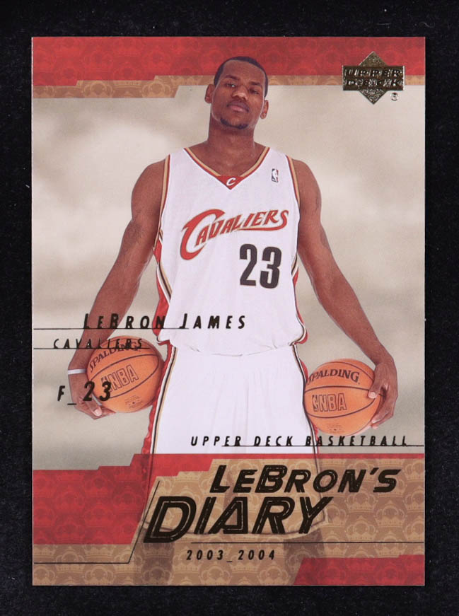LeBron James 2003-04 Upper Deck LeBron's Diary #LJ8 RC at PristineAuction.com LeBron James 2003-04 Upper Deck LeBron's Diary #LJ8 RC at PristineAuction.com