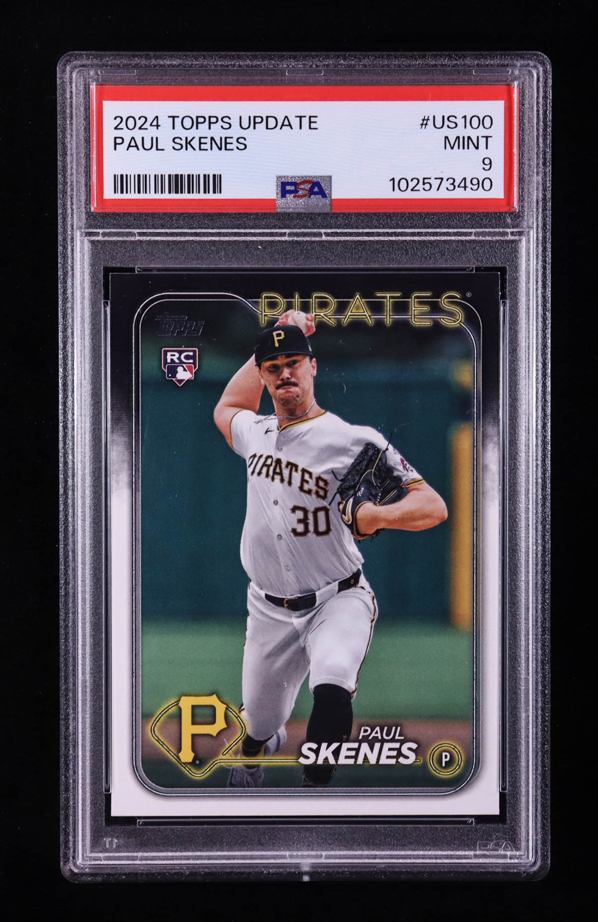 Paul Skenes 2024 Topps Update #US100 RC (PSA 9) at PristineAuction.com Paul Skenes 2024 Topps Update #US100 RC (PSA 9) at PristineAuction.com