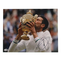 Novak Djokovic Signed 11x14 Photo (JSA) at PristineAuction.com