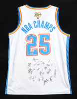2024-2025 Oklahoma City Thunder Nike Authentic Jersey Team-Signed by (13) with Shai Gilgeous-Alexander, Jalen Williams Aaron Wiggins, Isaiah Hartenstein (PSA) at PristineAuction.com