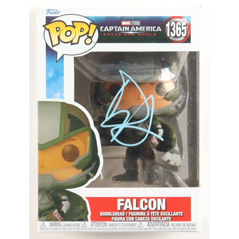 Danny Ramirez Signed "Captain America: Brave New World" #1365 Falcon Funko Pop! Vinyl Figure (ACOA) at PristineAuction.com