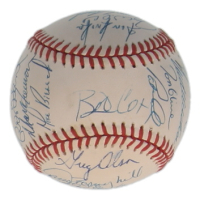 1992 Braves ONL Baseball Team-Signed by (23) with Tom Glavine, John Smoltz, Ron Gant, Greg Olson (Hollywood Collectibles) at PristineAuction.com